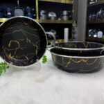 سرویس تابه ۳ تایی طرح سنگ ماربل