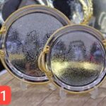 سینی وینکس مجموعه دو عددی استیل لب طلا