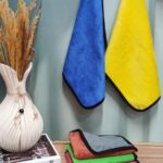 دستمال میکروفایبر دورو بدون بسته بندی
