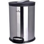 سطل زباله استیل یونیک مدل UN-4430 ظرفیت ۱۶ لیتر آرام بند